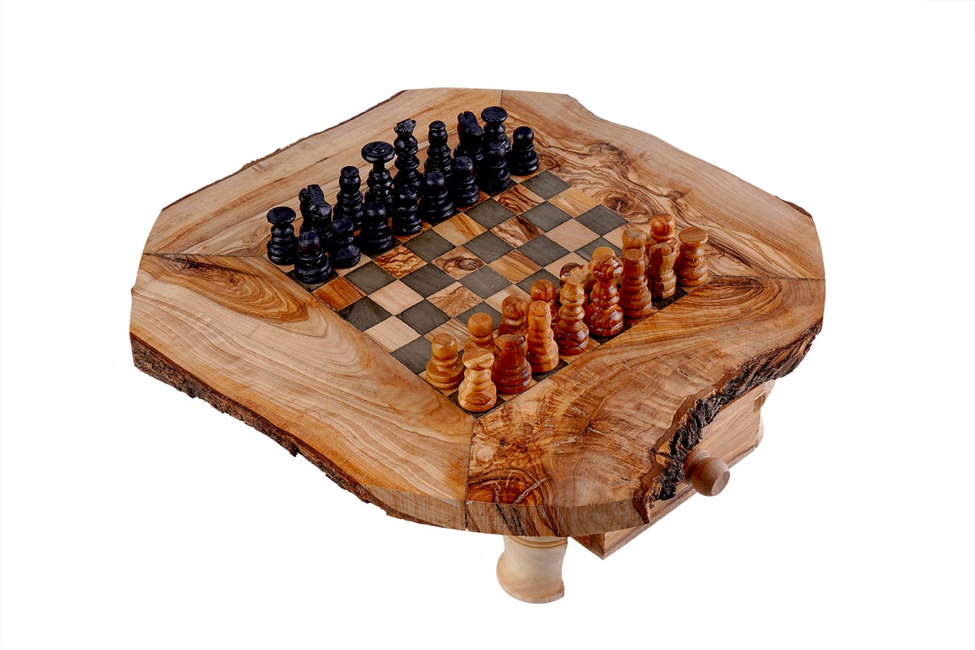 Olive Wood Chess Board - Small