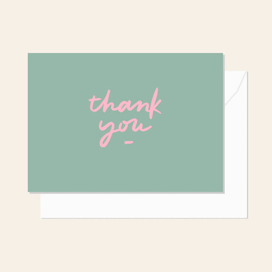 Thank You Greeting Card