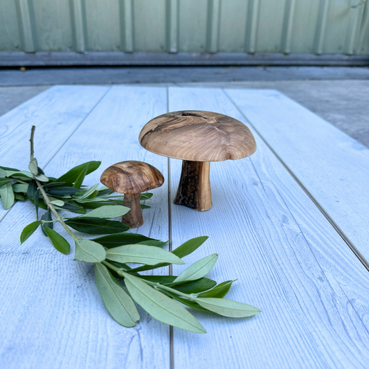Olive Wood Mushrooms