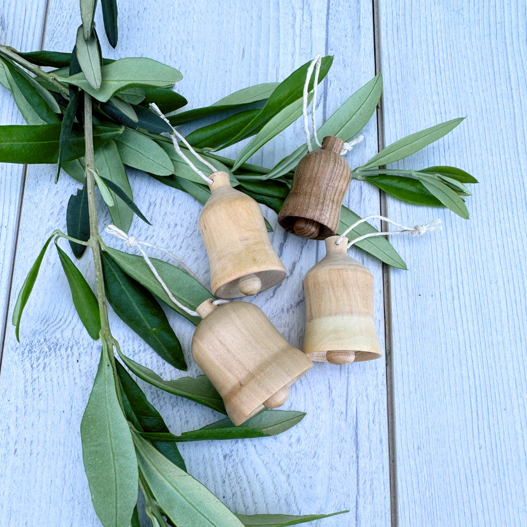 Olive Wood Bells