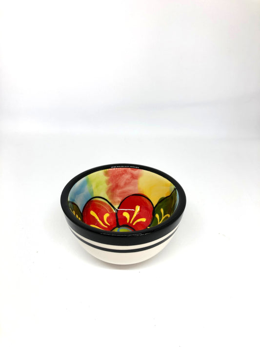 Ceramic Bowl - Stripped Flower