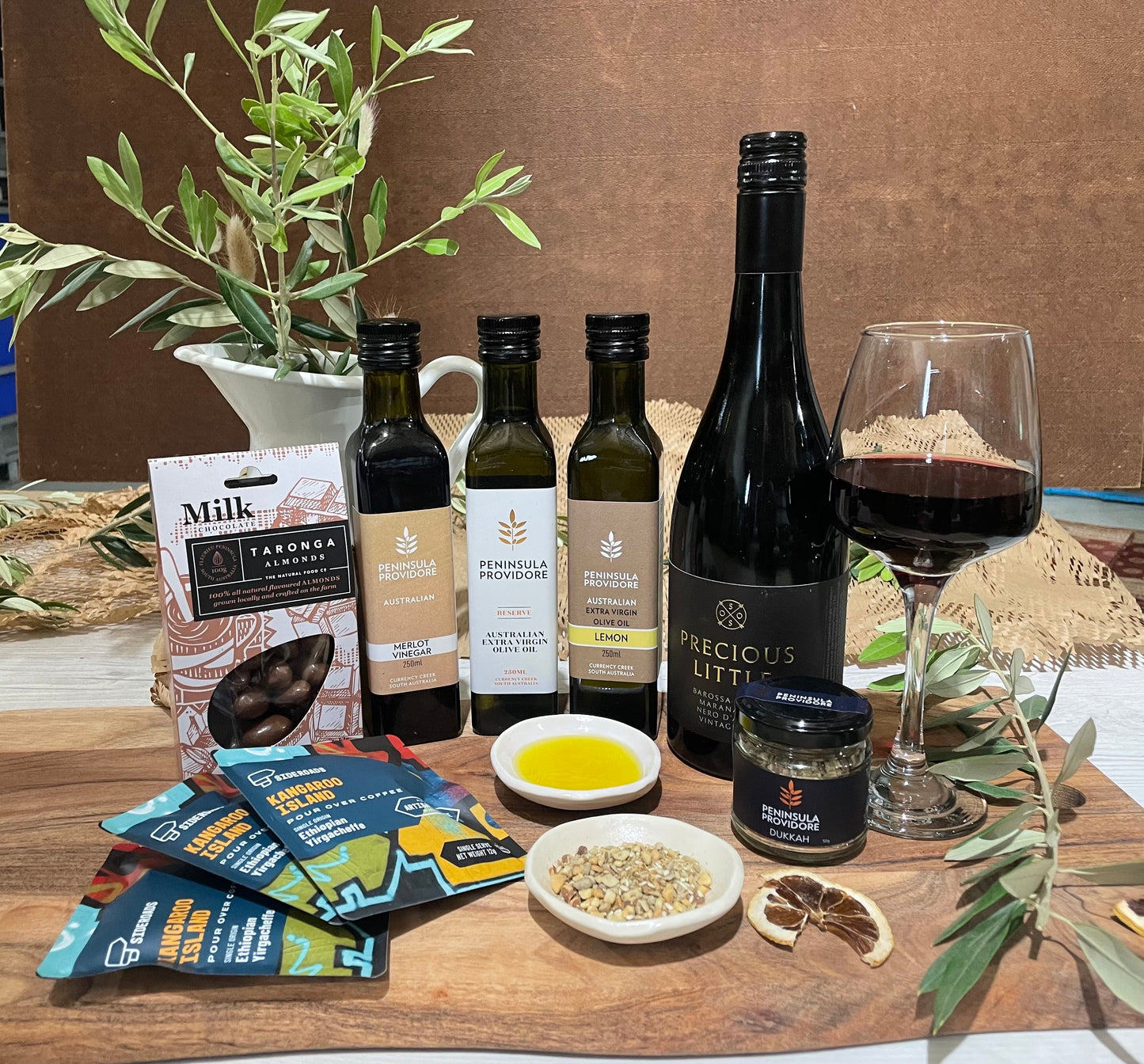 Peninsula Providore Local Produce Hamper with Wine