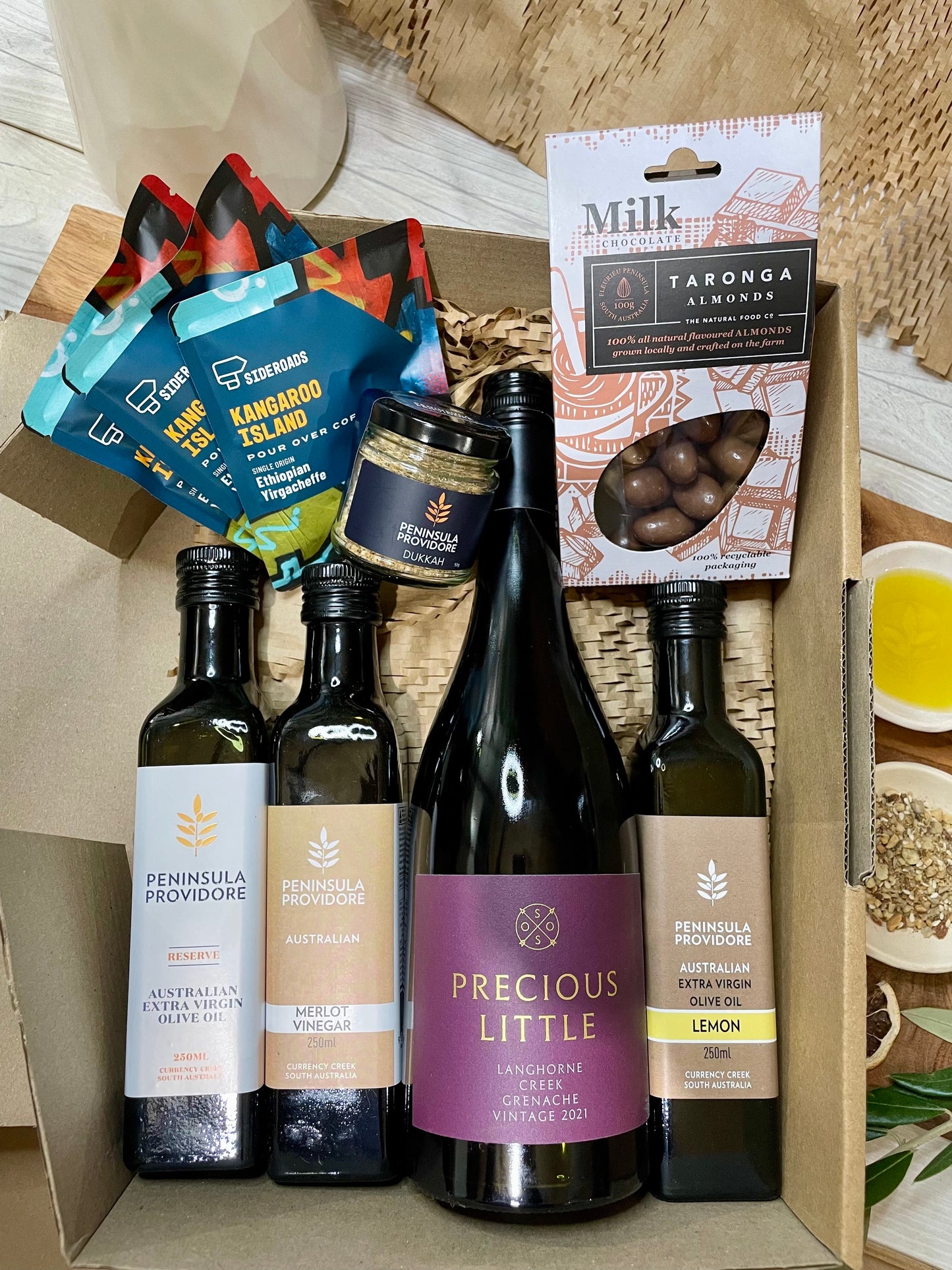 Peninsula Providore Local Produce Hamper with Wine