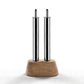 Oil & Vinegar tubes in Wooden Holder
