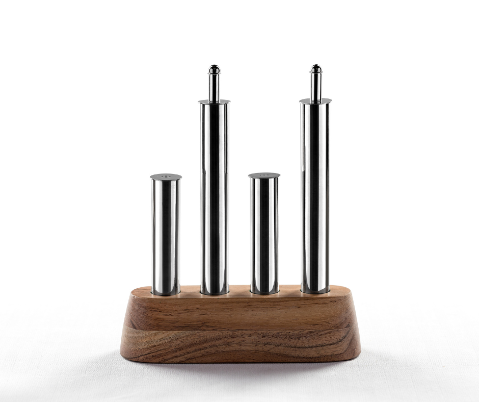 Oil Vinegar and Salt & Pepper display