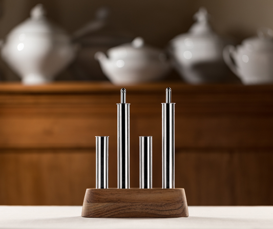 Oil Vinegar and Salt & Pepper display