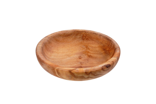 Olive Wood Round dipping bowl 9cm