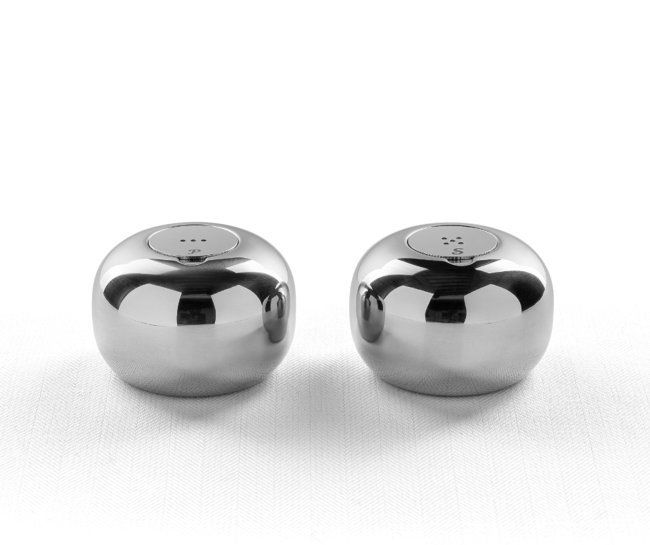 Stainless Steel Salt and Pepper Shakers