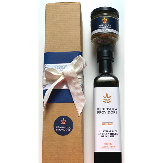 Peninsula Providore Reserve Extra Virgin Olive Oil & Dukkah Giftbox